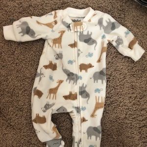 Fleece Preemie Footie
